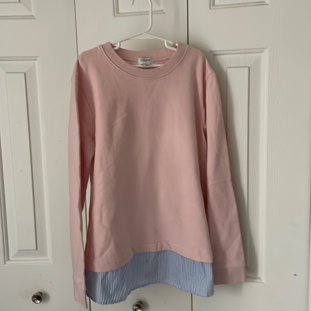 J Crew XS pink sweatshirt